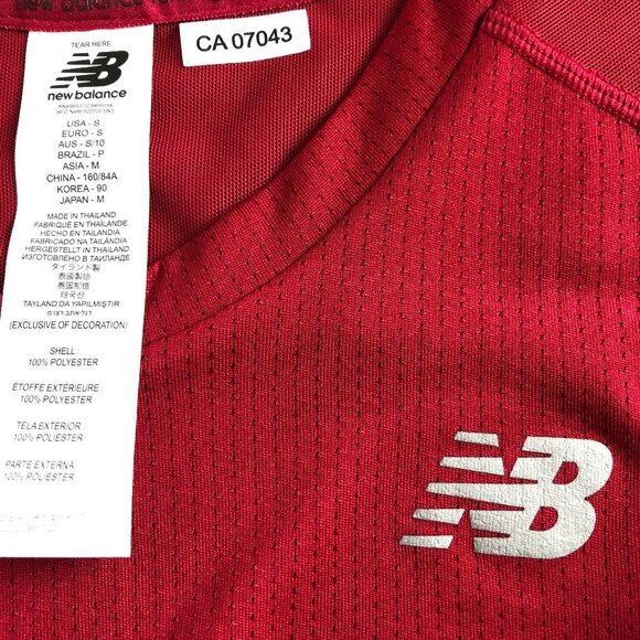 New Balance Impact Running T-Shirt Red Size S - Picture 10 of 12